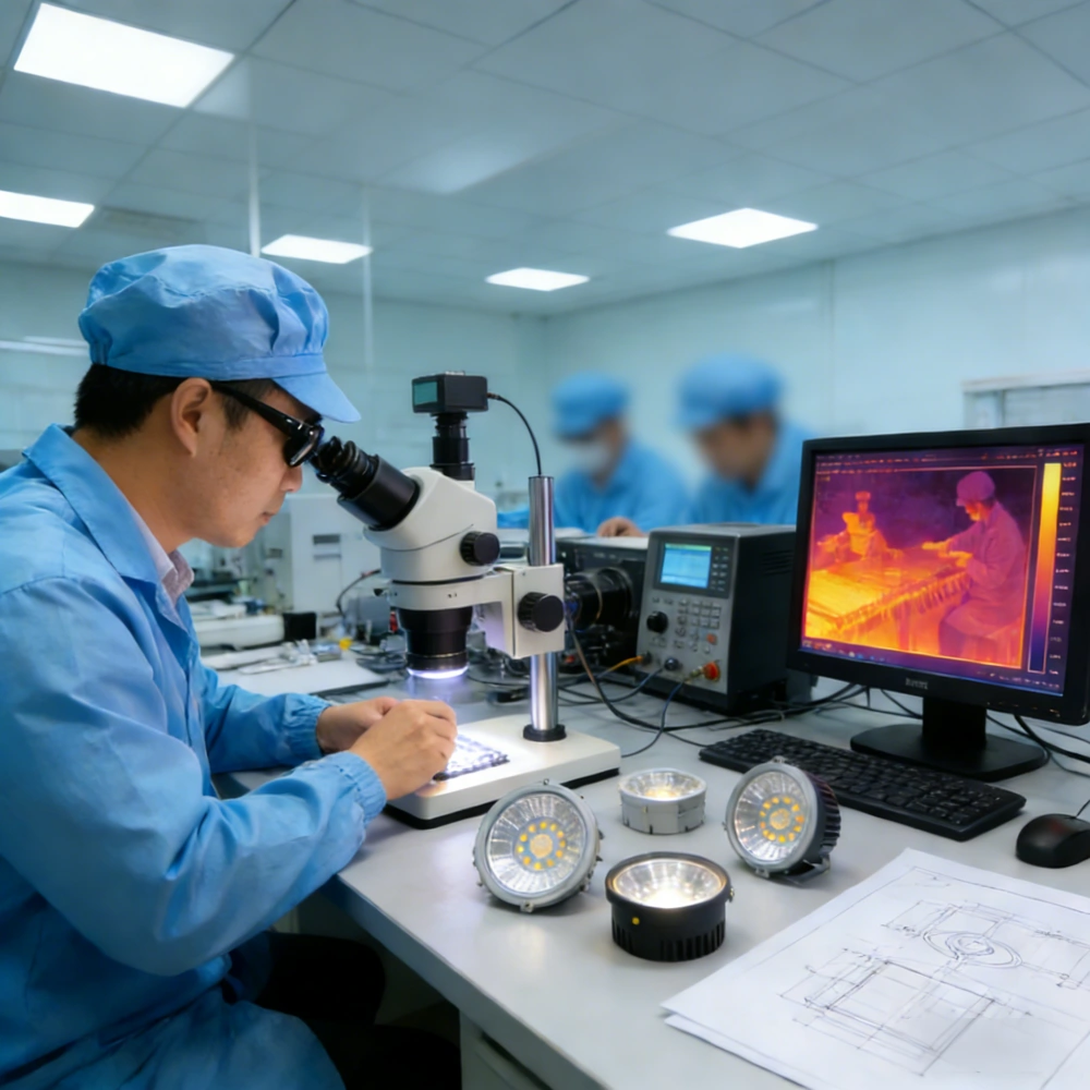 led lighting`s heat dissipation research